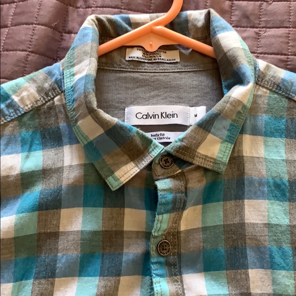 Calvin Klein casual button up - Picture 2 of 3